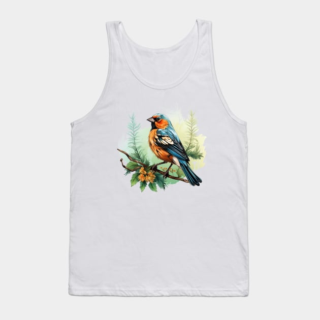 Finch Bird Tank Top by zooleisurelife